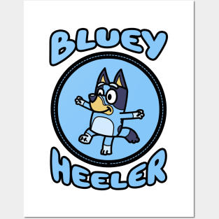 Bluey Heeler VI Posters and Art